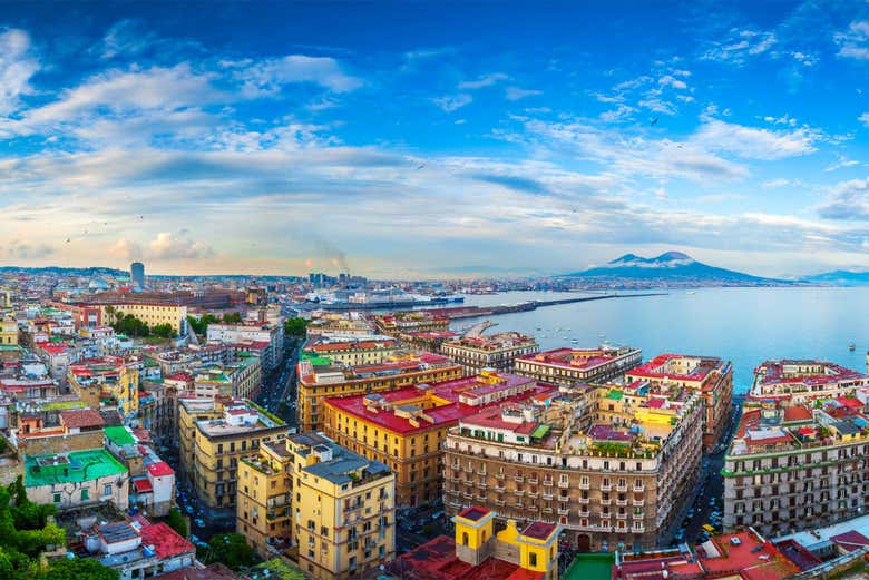 Vista panorámica de Nápoles
